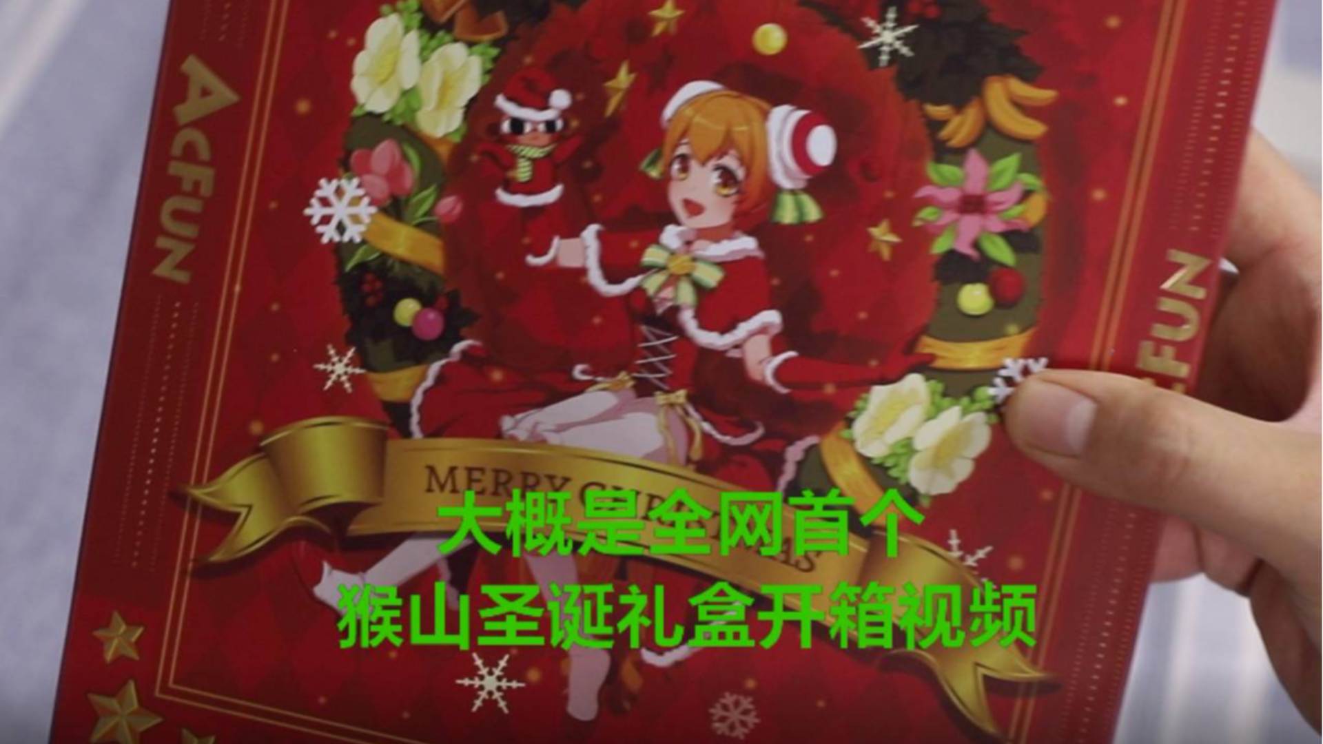 【猫开箱】(应该是)全网首个 猴山的圣诞礼盒开箱